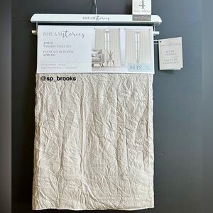 🎁Dream Stories 4 Piece Window Panel Set - 36” x 84” - Maven-Chai -Color is Taupe
